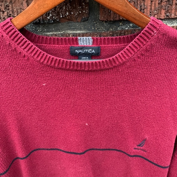 Vintage Nautica Sweater - Size Large - 8/10 - Picture 2 of 4